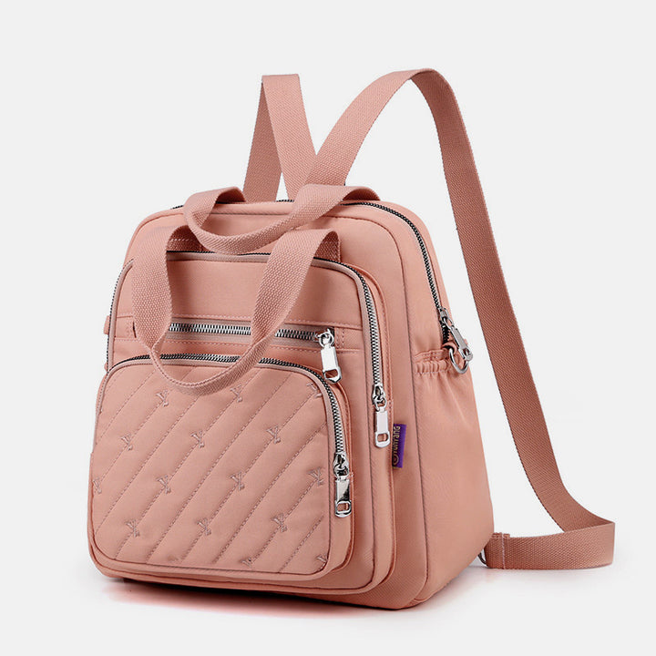 Multifunktionale leichte Prägung Elegante Handtasche Umhängetasche Rucksack