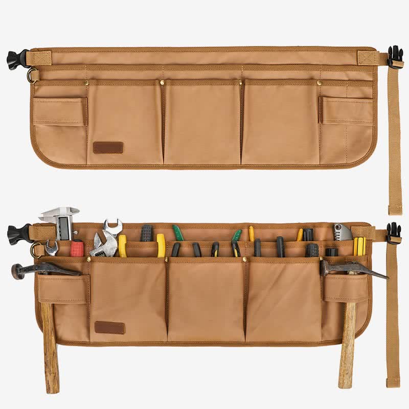 Werkzeuggürteltasche mit mehreren Steckplätzen, wasserdichte Hüfttasche aus Canvas für die Werkzeugorganisation