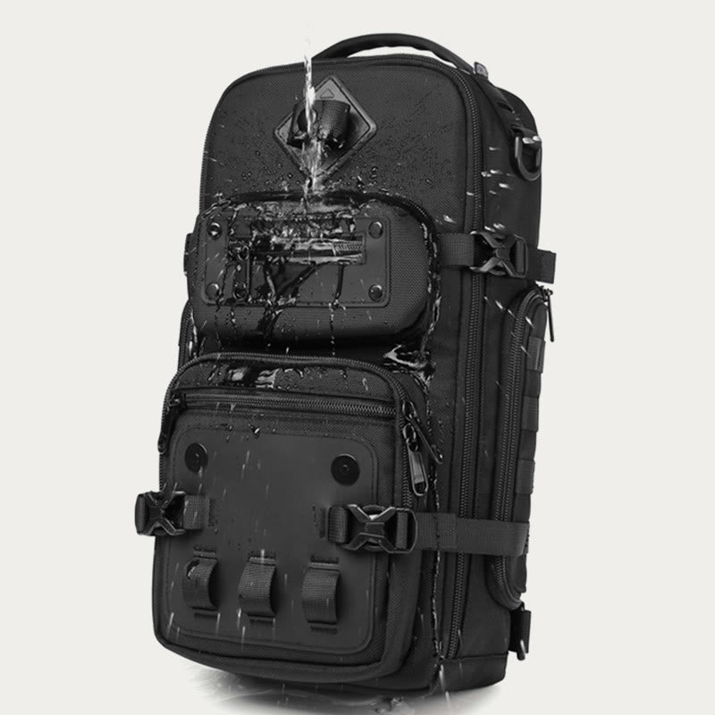 Schultertasche für Herren, Outdoor-Sport, Crossbody, taktische Brusttasche