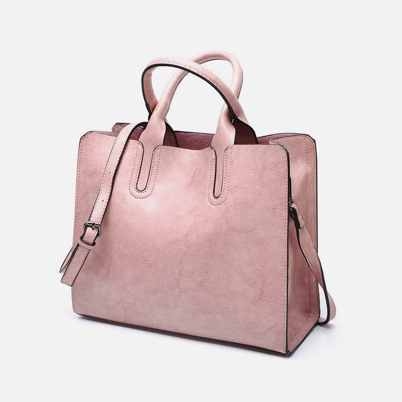 Business-Tragetasche für Damen, Arbeitstasche, lässige Lederhandtasche
