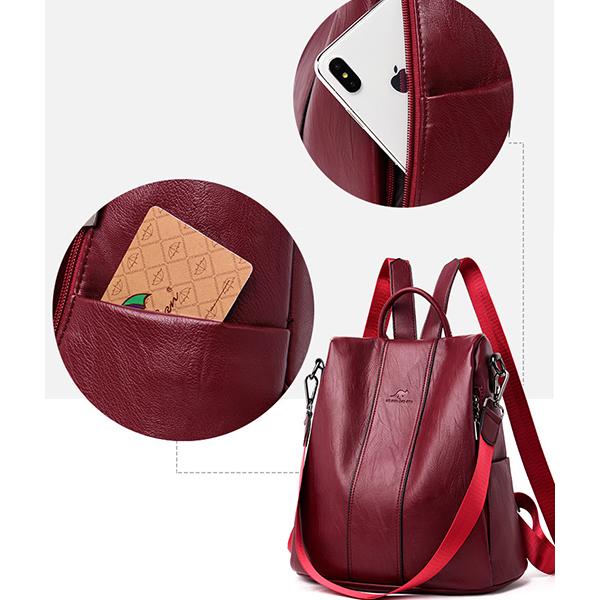 Wasserdichter Anti-Diebstahl-Retro-Rucksack