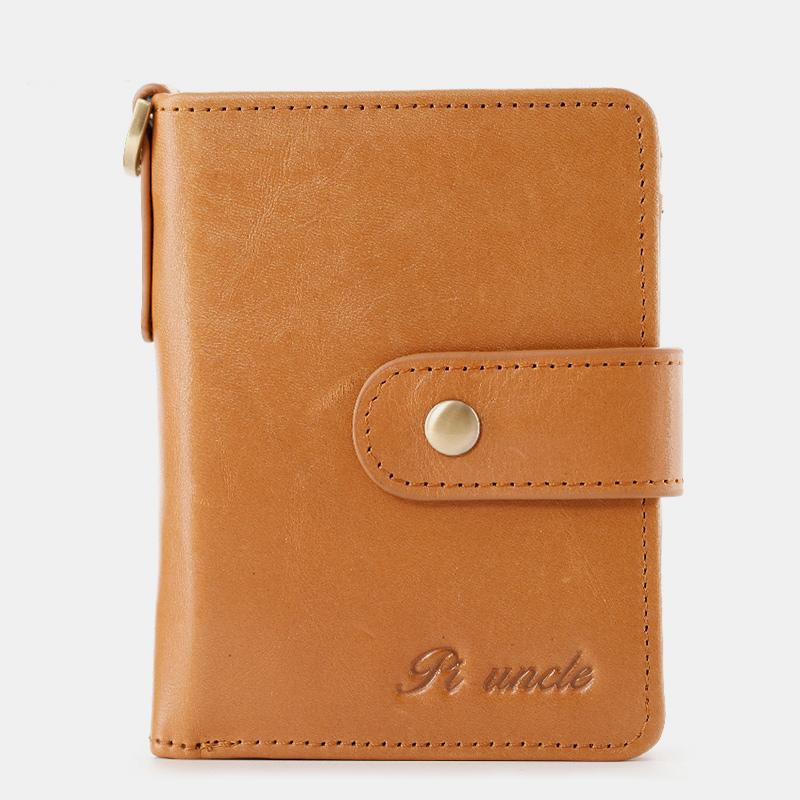 Kleine Lederbrieftasche mit RFID-Blockierung