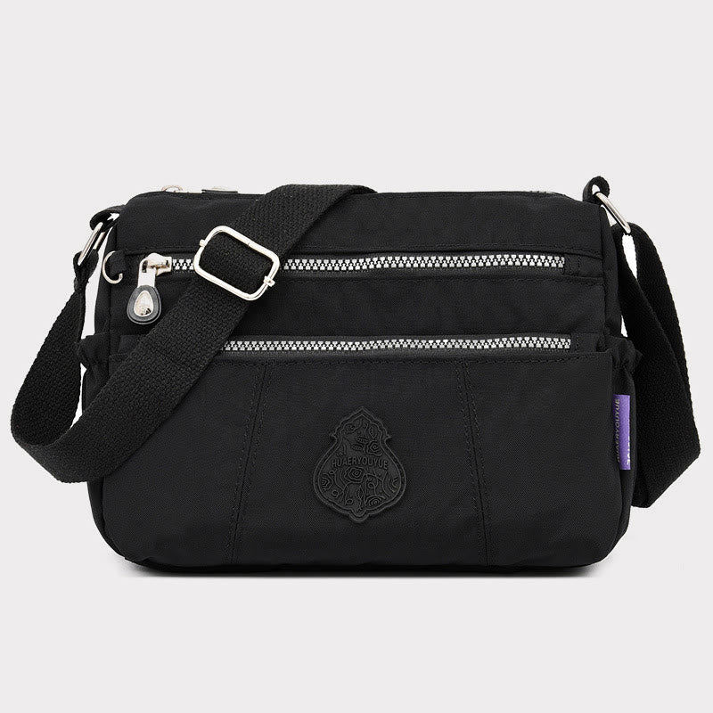Umhängetasche für Damen, urban, lässig, zum Einkaufen, Nylontuch, Muttertasche