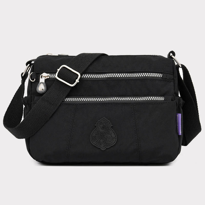 Umhängetasche für Damen, urban, lässig, zum Einkaufen, Nylontuch, Muttertasche