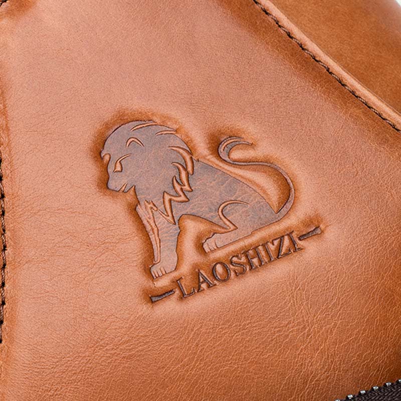 Schultertasche aus echtem Leder, lässiger Outdoor-Schulterrucksack, Brust-Tagesrucksack