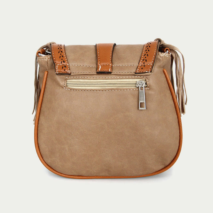 Bohemia Umhängetasche für Damen, Vintage, Quaste, Umhängetasche