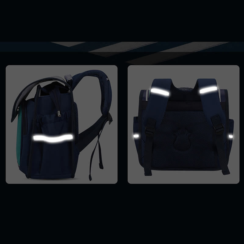 Rucksack für Kinder, leicht zu tragen, horizontale Clamshell-Kindergarten-Schultasche
