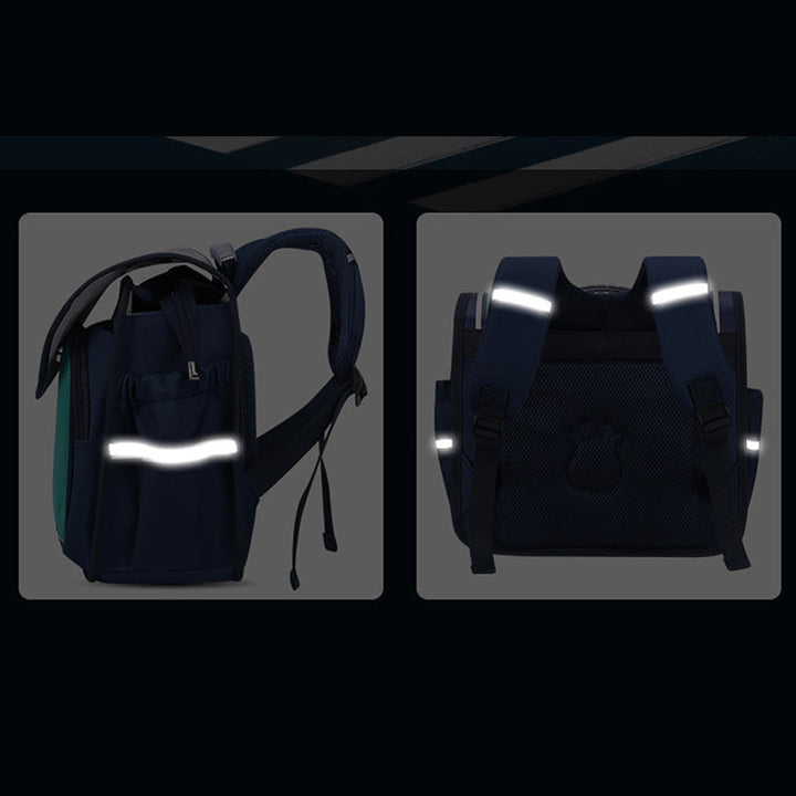 Rucksack für Kinder, leicht zu tragen, horizontale Clamshell-Kindergarten-Schultasche