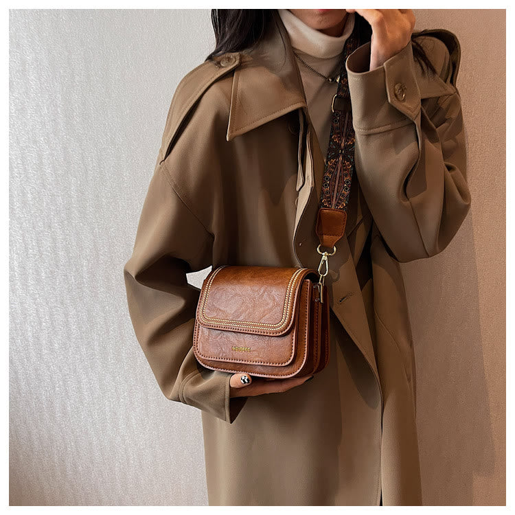 Handytasche für Damen mit breiten Trägern, Umhängetasche für den täglichen Bedarf