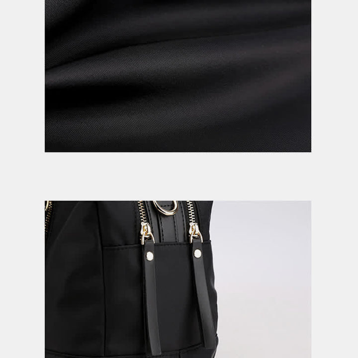 Kleine Umhängetasche mit Doppelreißverschluss, Handtasche für Damen, leichte Geldbörse