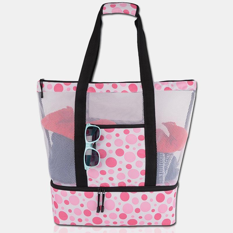 Strandtasche mit großer Kapazität, wasserdicht, sanddicht, Pooltasche mit Kühlfach