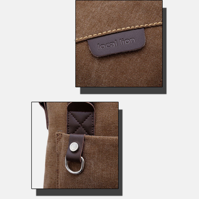 Große Handtasche aus Canvas mit großem Fassungsvermögen, Umhängetasche