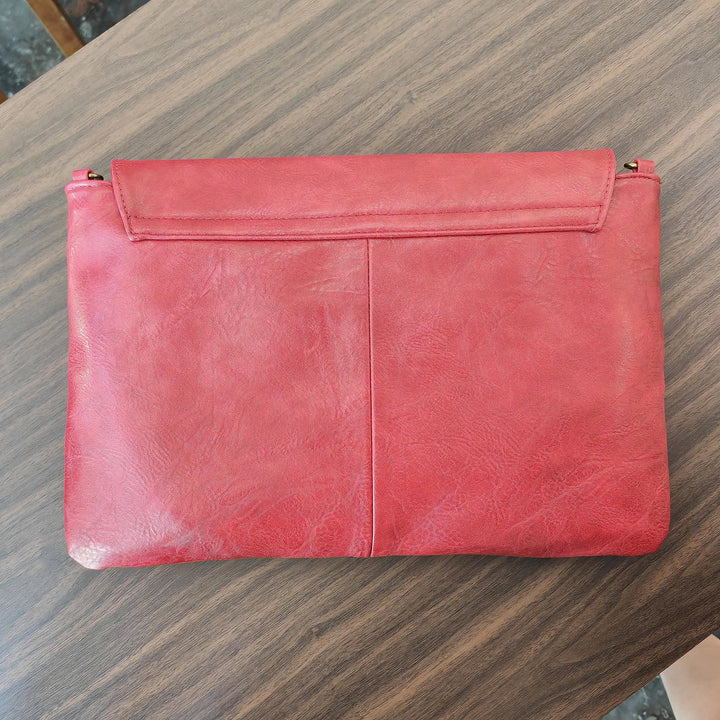 Umhängetasche aus veganem Leder für Damen, modische Handtasche mit Umhängegurt