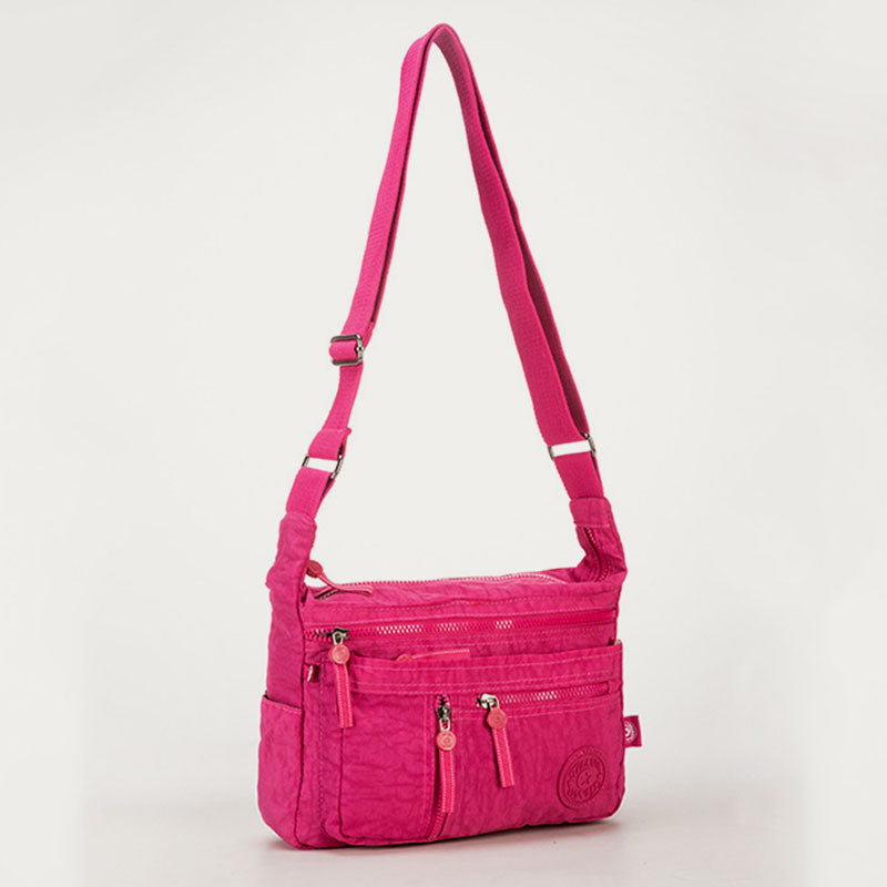 Handtasche mit mehreren Taschen für Damen, wasserdichte Umhängetasche aus Nylon für die Reise