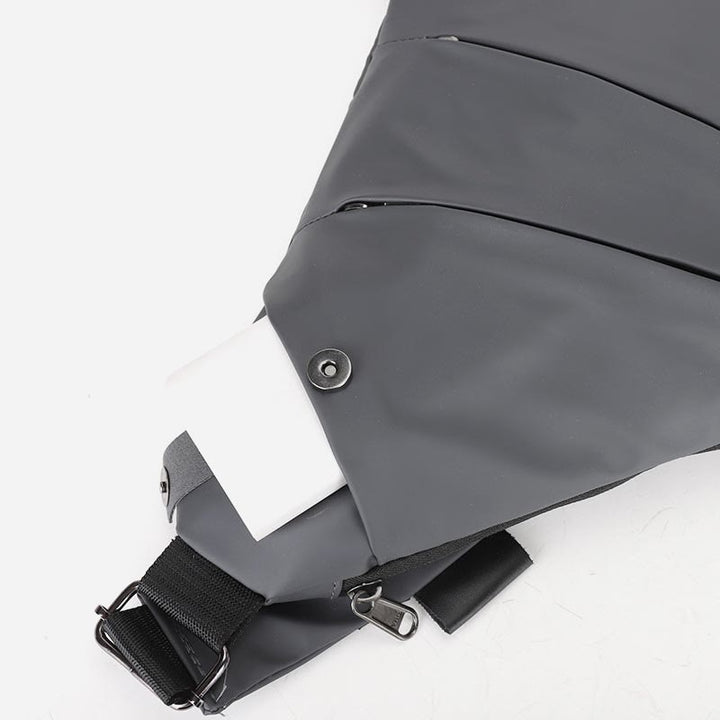 Schultertasche für Männer, Diebstahlsichere, multifunktionale, wasserdichte Brusttasche für den Sport