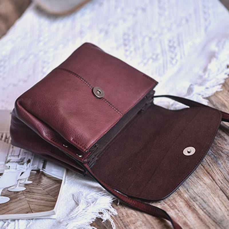Umhängetasche für Damen, leichte Retro-Tasche für den täglichen Arbeitsweg