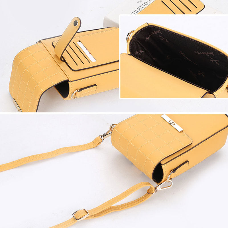 Handytasche mit mehreren Kartenfächern, Umhängetasche