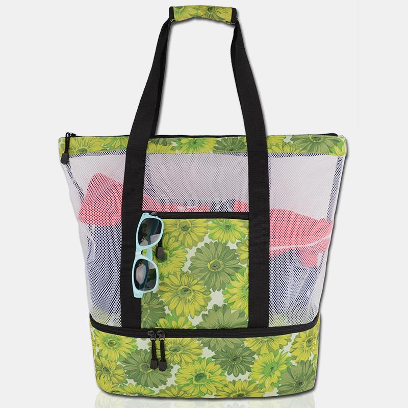 Strandtasche mit großer Kapazität, wasserdicht, sanddicht, Pooltasche mit Kühlfach