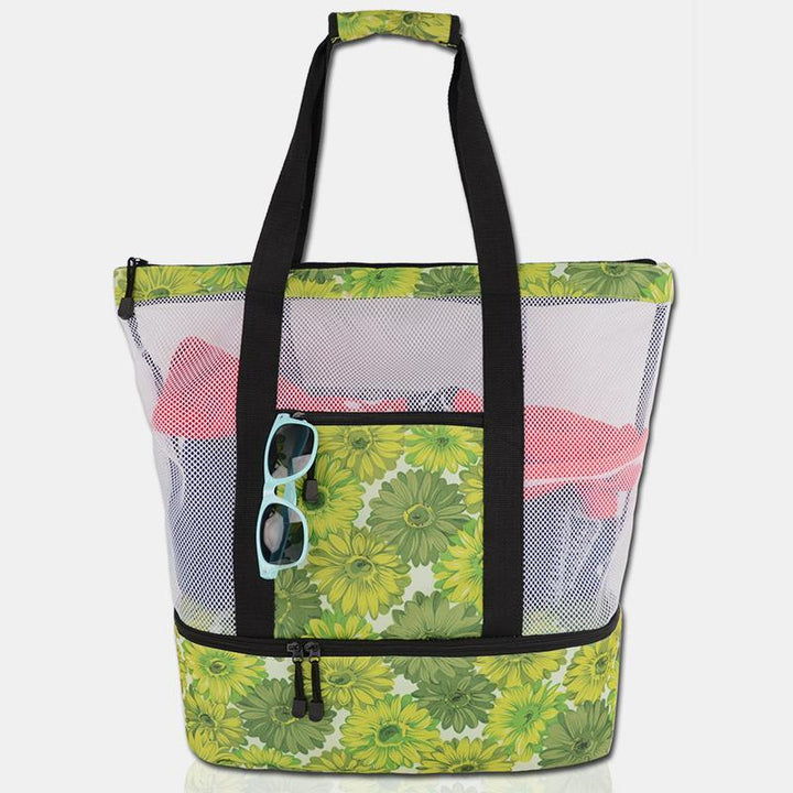 Strandtasche mit großer Kapazität, wasserdicht, sanddicht, Pooltasche mit Kühlfach