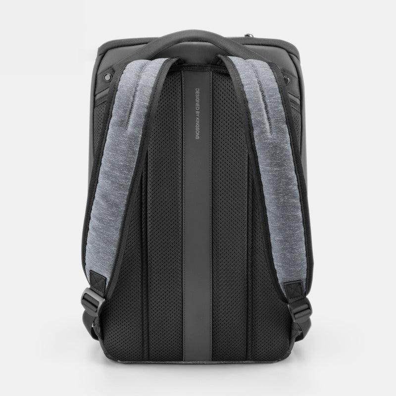 Zusammenklappbarer, wasserdichter, stahlsicherer Reiserucksack mit USB-Ladeanschluss