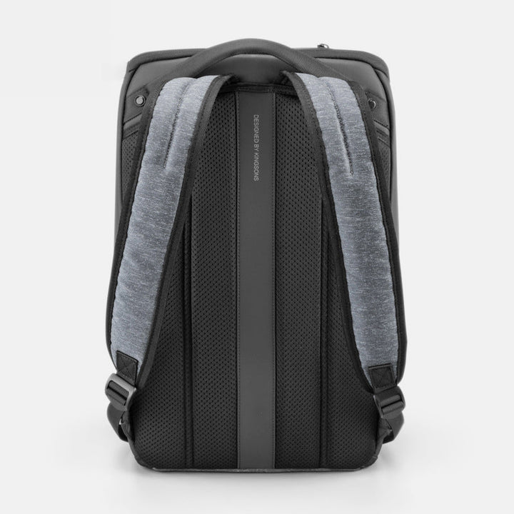 Zusammenklappbarer, wasserdichter, stahlsicherer Reiserucksack mit USB-Ladeanschluss