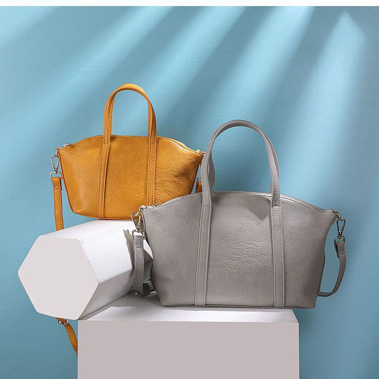 Kleine Hobo-Handtasche aus weichem Leder, modische Umhängetasche