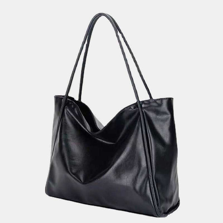 Tragetasche für Damen, großes Fassungsvermögen, Leder, Schultertasche, Handtasche