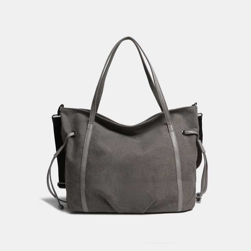 Vintage Casual Hobo Bag Canvas Tägliche Schultertasche Shopper Handtasche