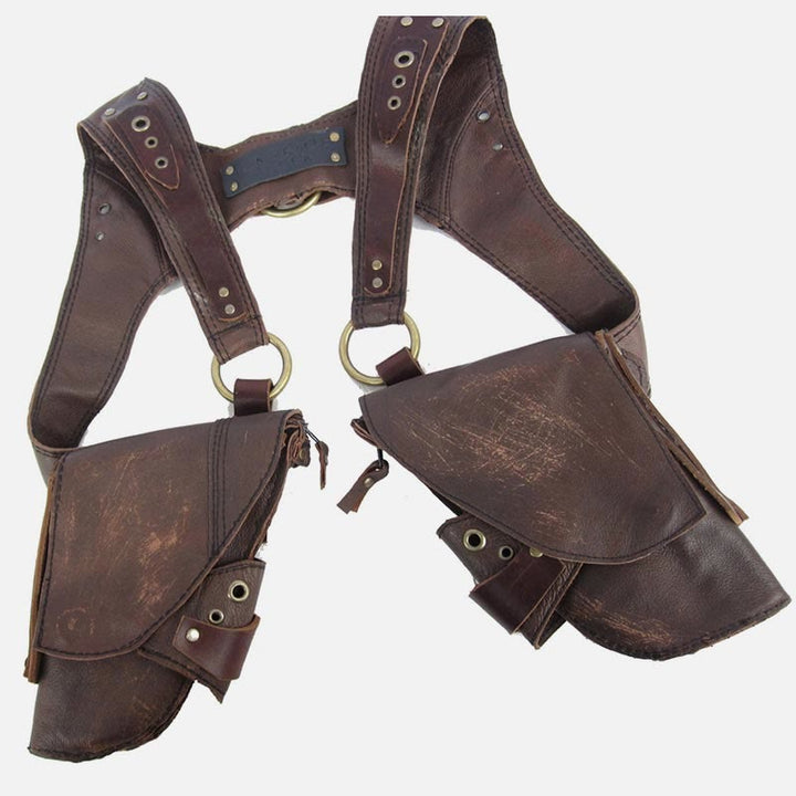 Punk Steam Unterarmholster für Damen und Herren, verstellbare Weste