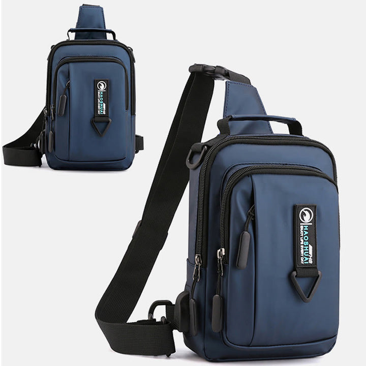 Praktische Crossbody Sling Bag für Männer, wasserdichte Reisetasche