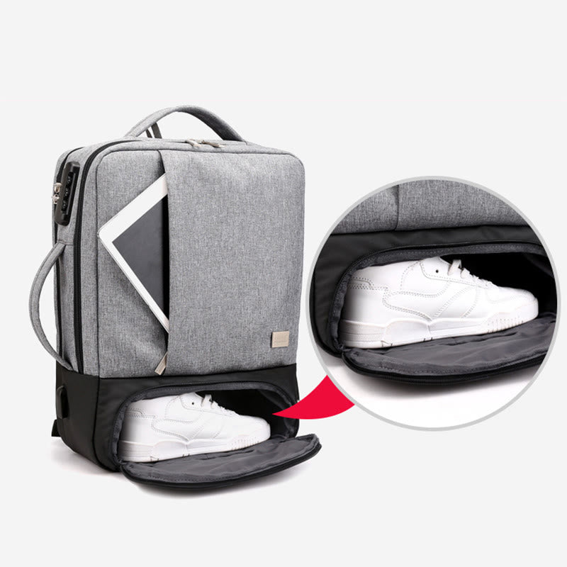 Rucksack für Damen, Business, USB-aufladbar, Reise-Laptop-Organizer-Tasche