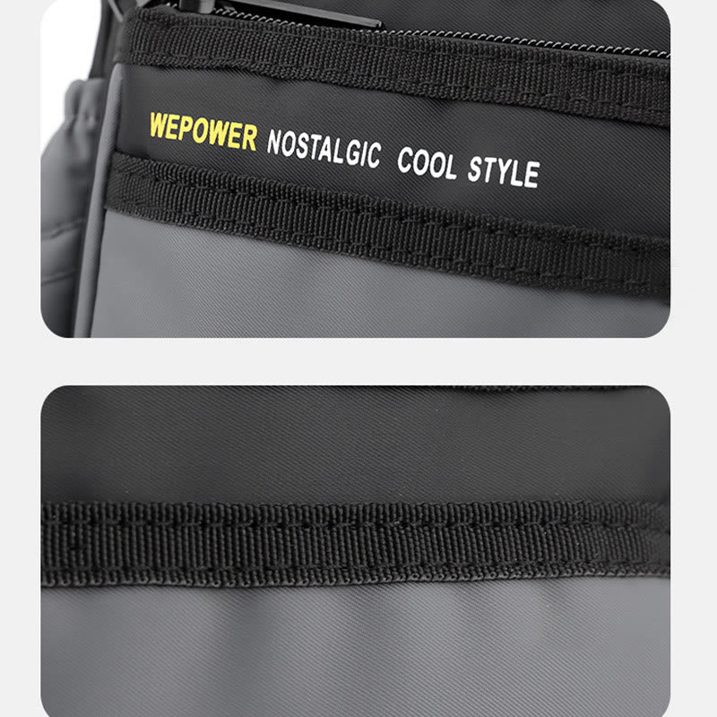 Klassische Reisetasche für Männer, Robuste große Umhängetasche aus Nylon