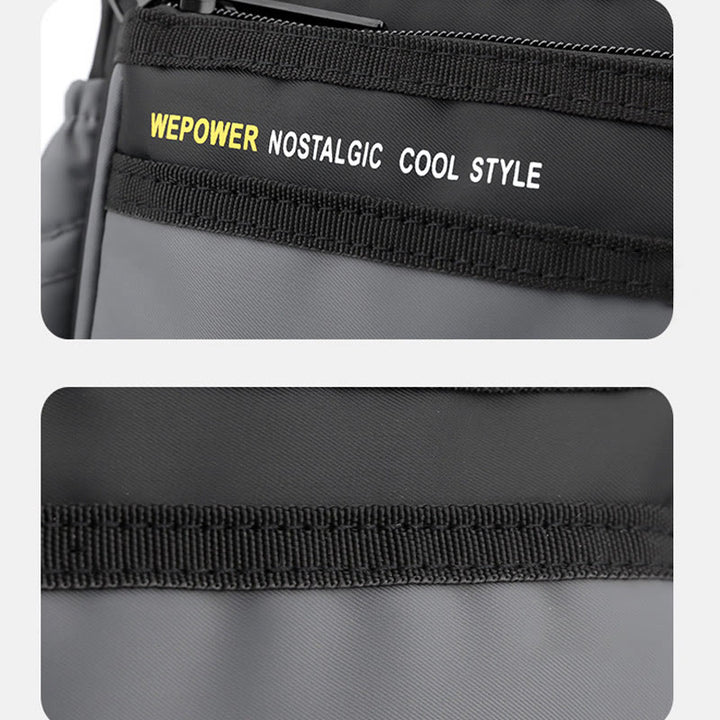 Klassische Reisetasche für Männer, Robuste große Umhängetasche aus Nylon