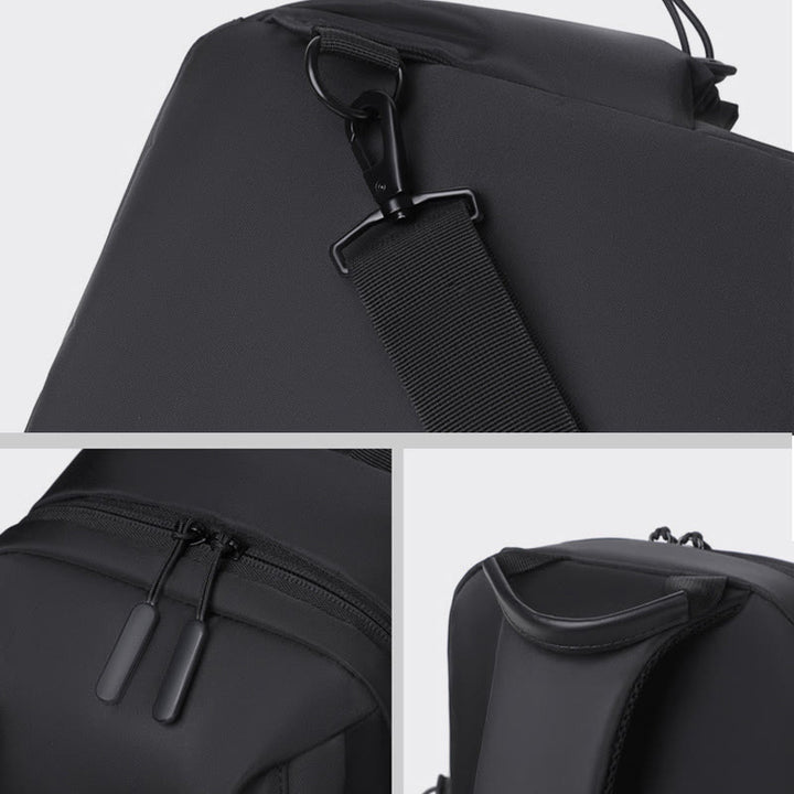 Schultertasche für Herren, für die tägliche Reise, Brusttasche mit großem Fassungsvermögen
