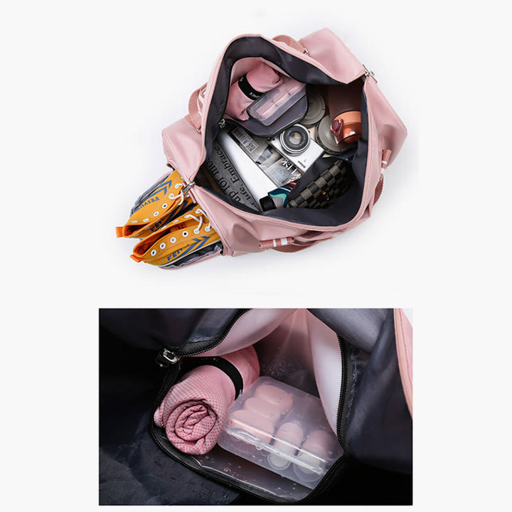 Yoga-Sporttasche für Damen, multifunktionale kurze Reisetasche