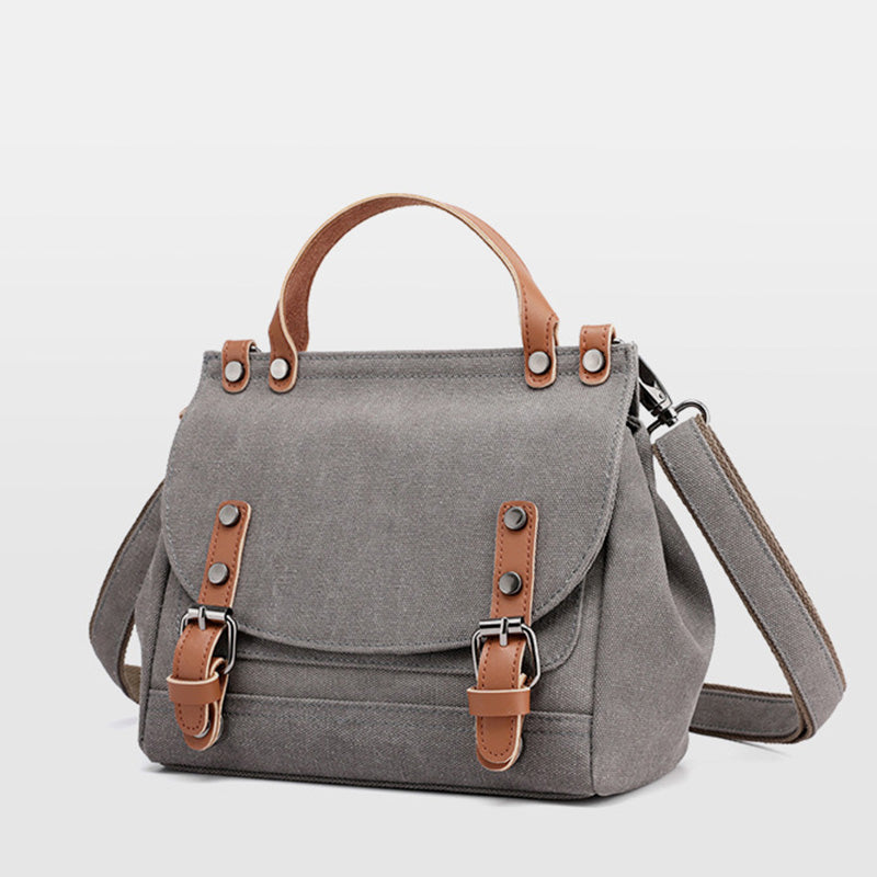 Canvas große Kapazität Vintage Umhängetasche Handtasche