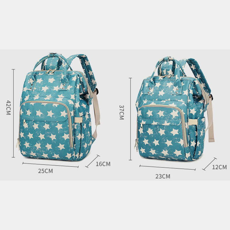 Wickeltasche Rucksack Multifunktions Wasserdicht Stilvoller Babyrucksack Mamatasche