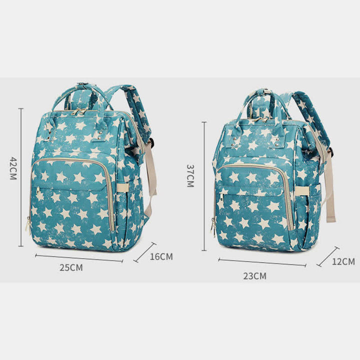 Wickeltasche Rucksack Multifunktions Wasserdicht Stilvoller Babyrucksack Mamatasche