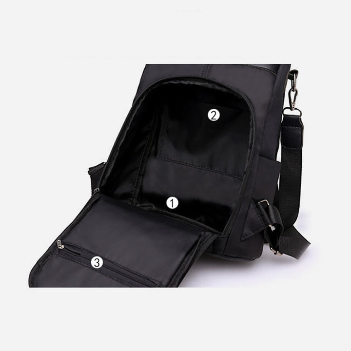 Nylon-Rucksack für die Reise, mehrfach tragbar, wasserdicht, leicht, Tagesrucksack
