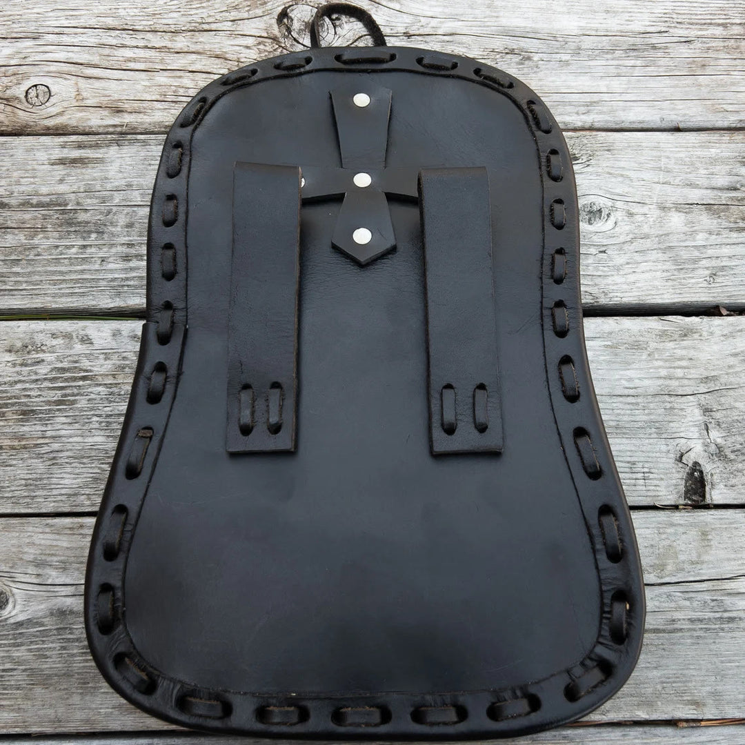 Vintage Gürteltasche Mittelalterliche Kreuzschnalle Cosplay Leder