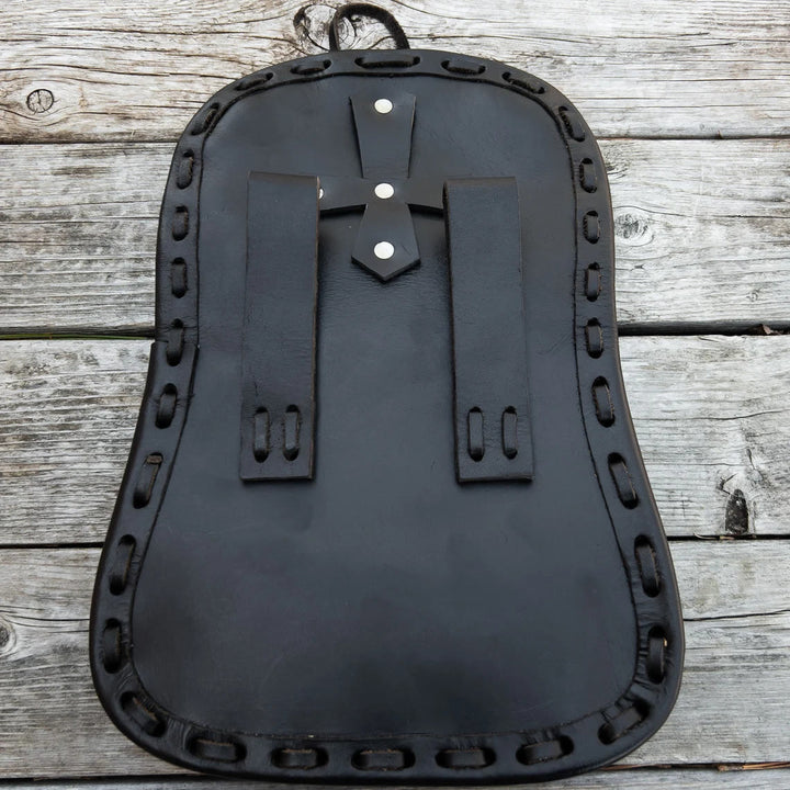 Vintage Gürteltasche Mittelalterliche Kreuzschnalle Cosplay Leder