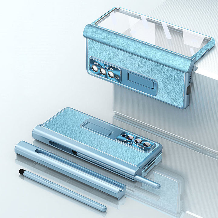 Telefonhülle für Z Fold 4 mit magnetischem Scharnier, klappbare Schutzhülle