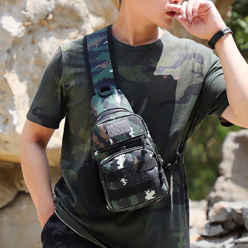 Camouflage Wasserdichte Multifunktionale Schultertasche Für Den Außenbereich