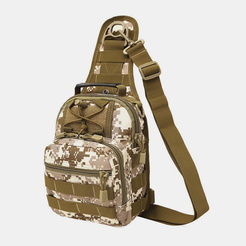 4-Wege-Verwendung Camouflage Multifunktionale Outdoor-Schultertasche