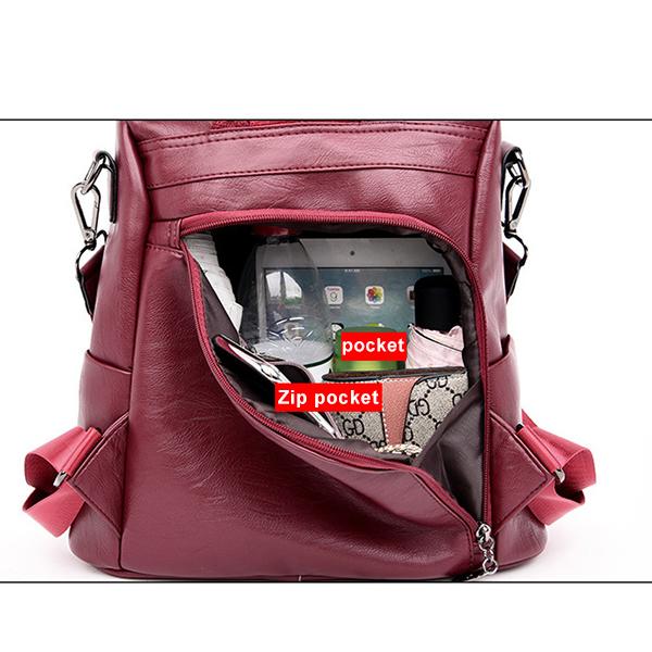 Wasserdichter Anti-Diebstahl-Retro-Rucksack