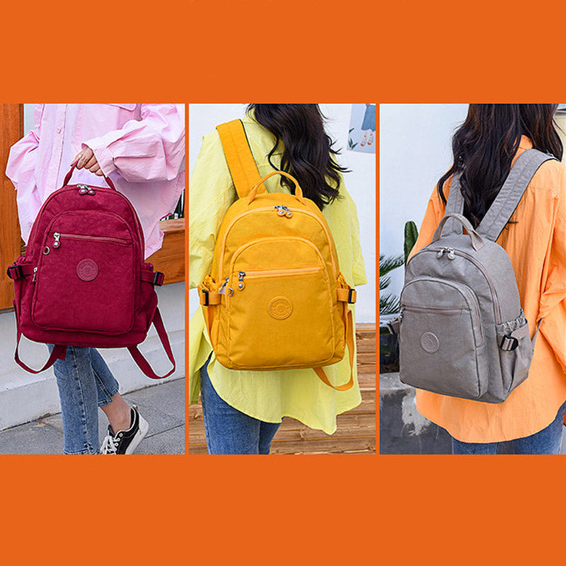 Leichter, wasserdichter Rucksack für Damen und Herren, lässiger Reise-Tagesrucksack, mehrfarbig optional