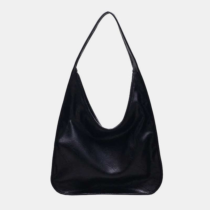 Hobo-Geldbörse, Handtasche für Damen, weiches Leder, Schultertasche mit Griff oben