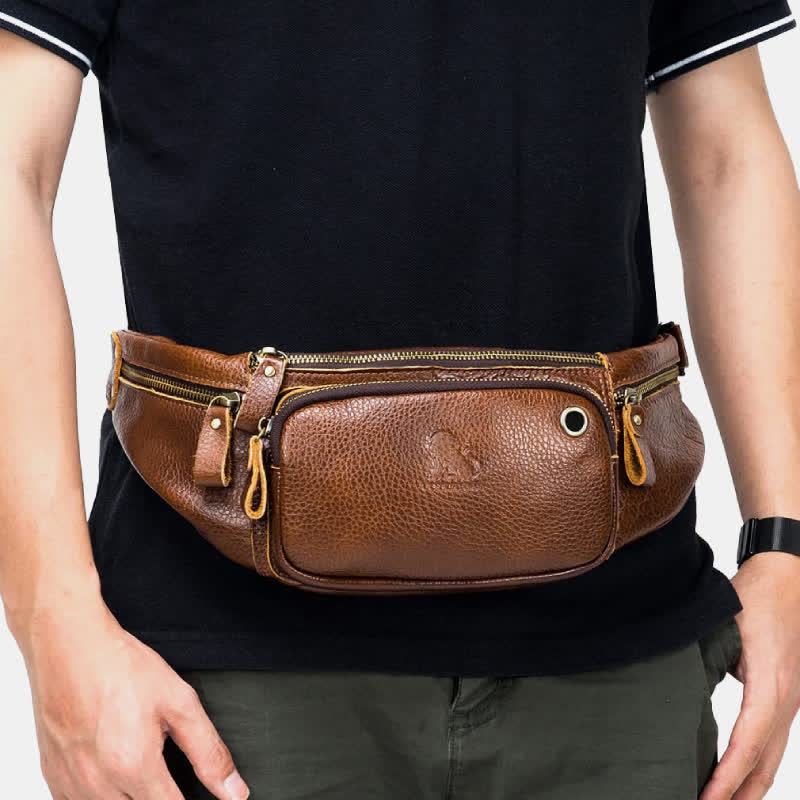 Retro Multi-Pocket Multifunktionale Sling Bag Hüfttasche