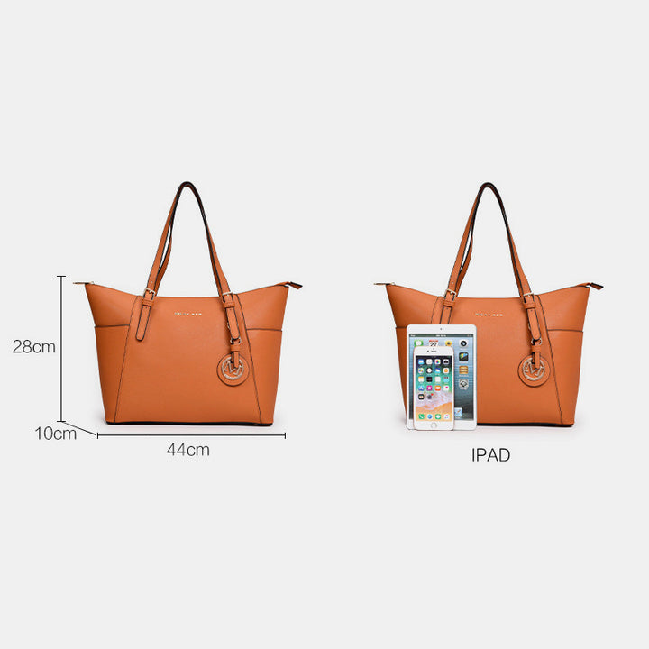 Damen Tote Große Kapazität Handtaschen Schultertasche Großer Griff Satchel Geldbörse