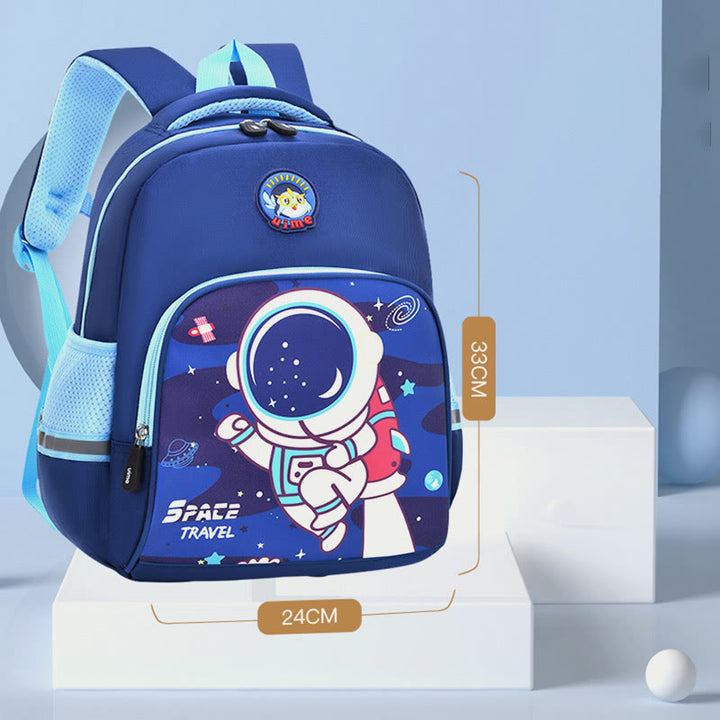 Rucksack für Kinder mit Cartoon-Charakter-Druck, leichter Oxford-Schulrucksack
